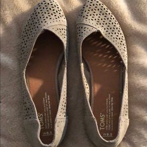 Toms Jutti Desert Taupe Suede Mosaic Tille